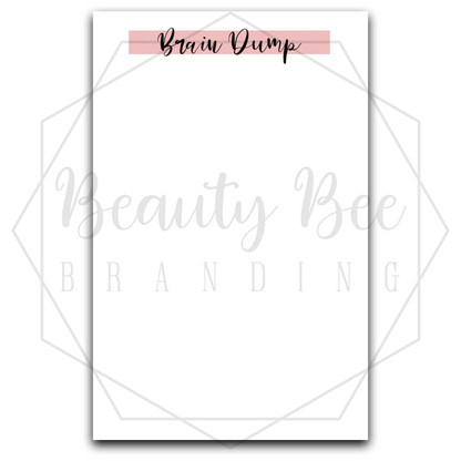Planner Inserts - Brain Dump