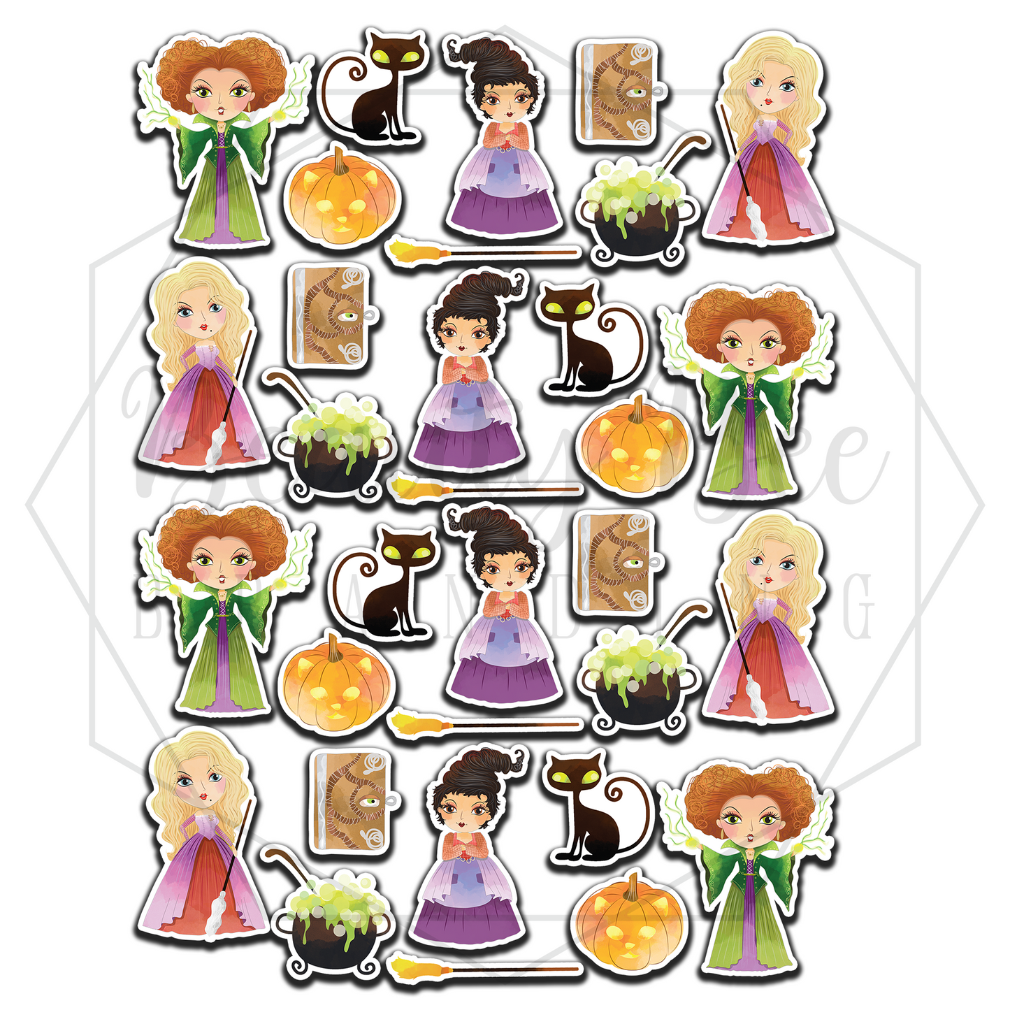 Sister Witches Sticker Sheet