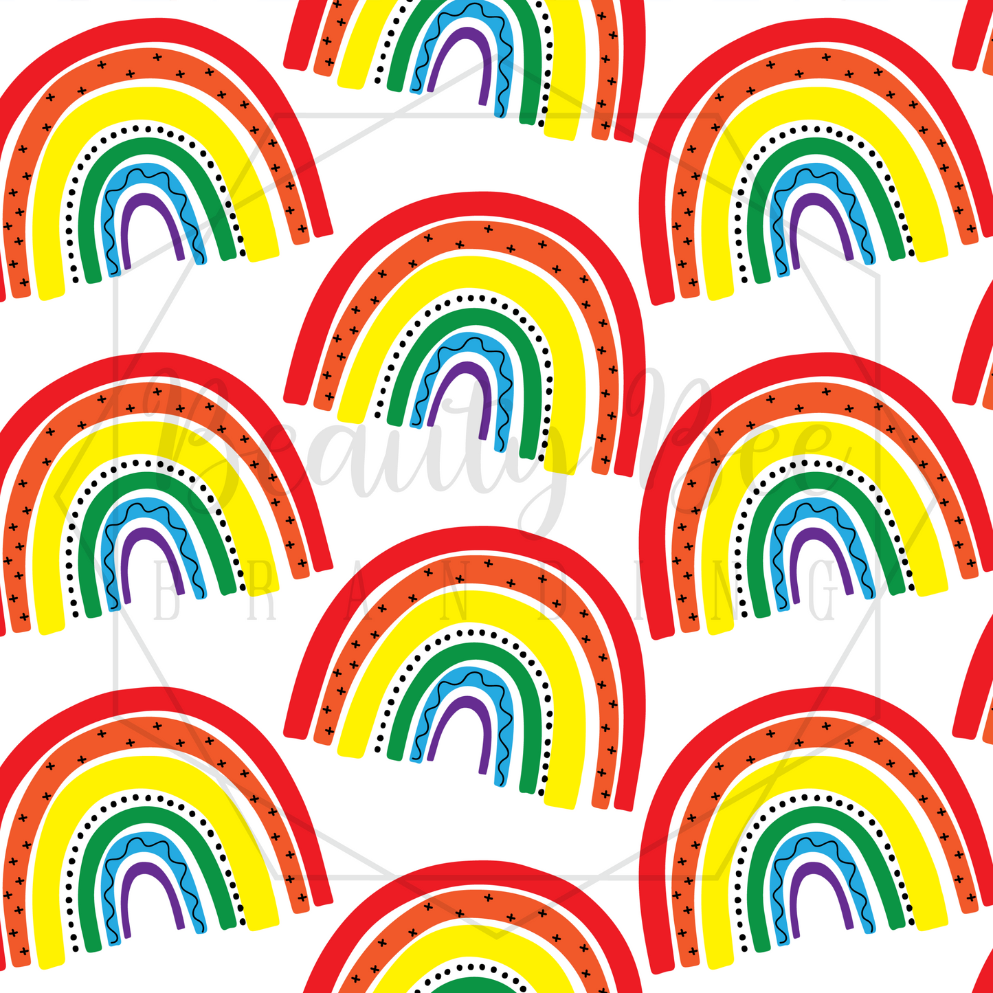 Rainbow Baby SEAMLESS PATTERN