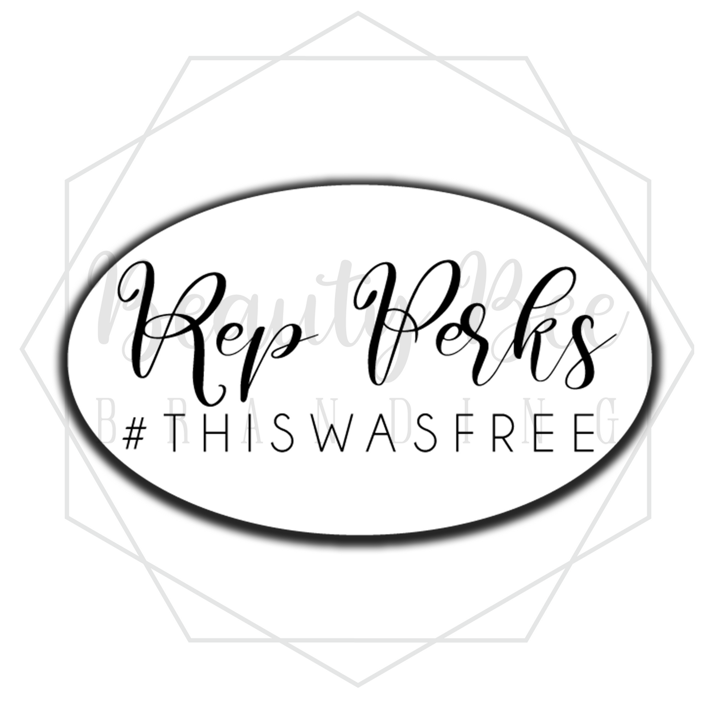 Rep Perks #ThisWasFree Sticker Sheet