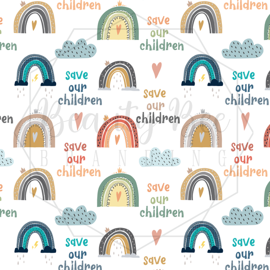 Save Our Children FREE SEAMLESS PATTERN