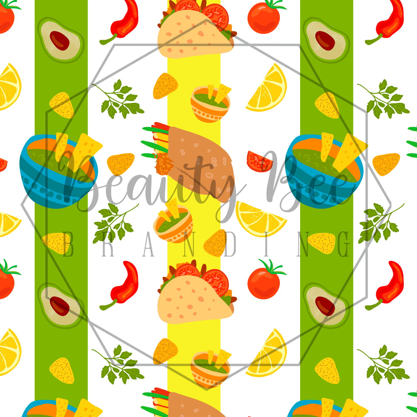Taco Party SEAMLESS PATTERN