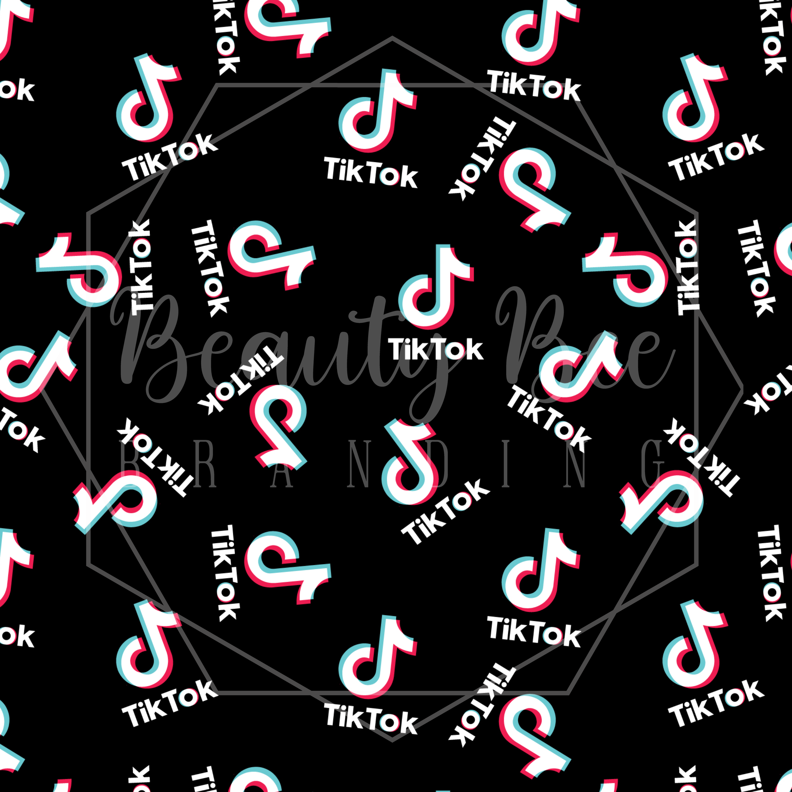 Techtok Pattern TikTok SEAMLESS PATTERN – Beauty Bee Branding LLC