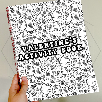 Valentine's Day Activity Coloring Book