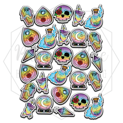 Witchy Holo Temporary Tattoos