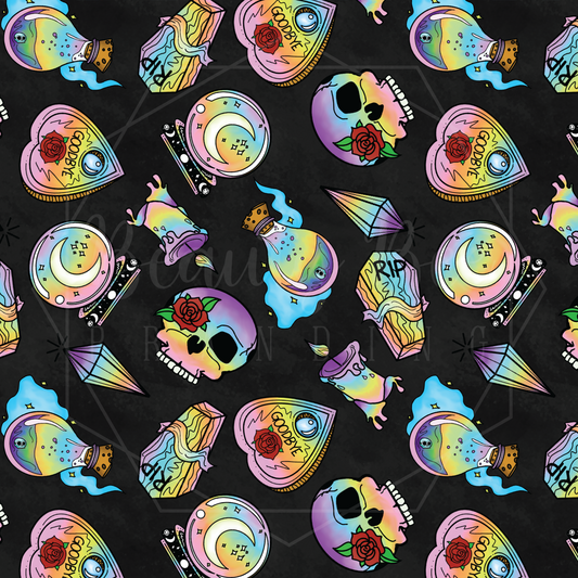Witchy Holo SEAMLESS PATTERN