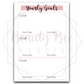 Planner Inserts - Yearly Goals